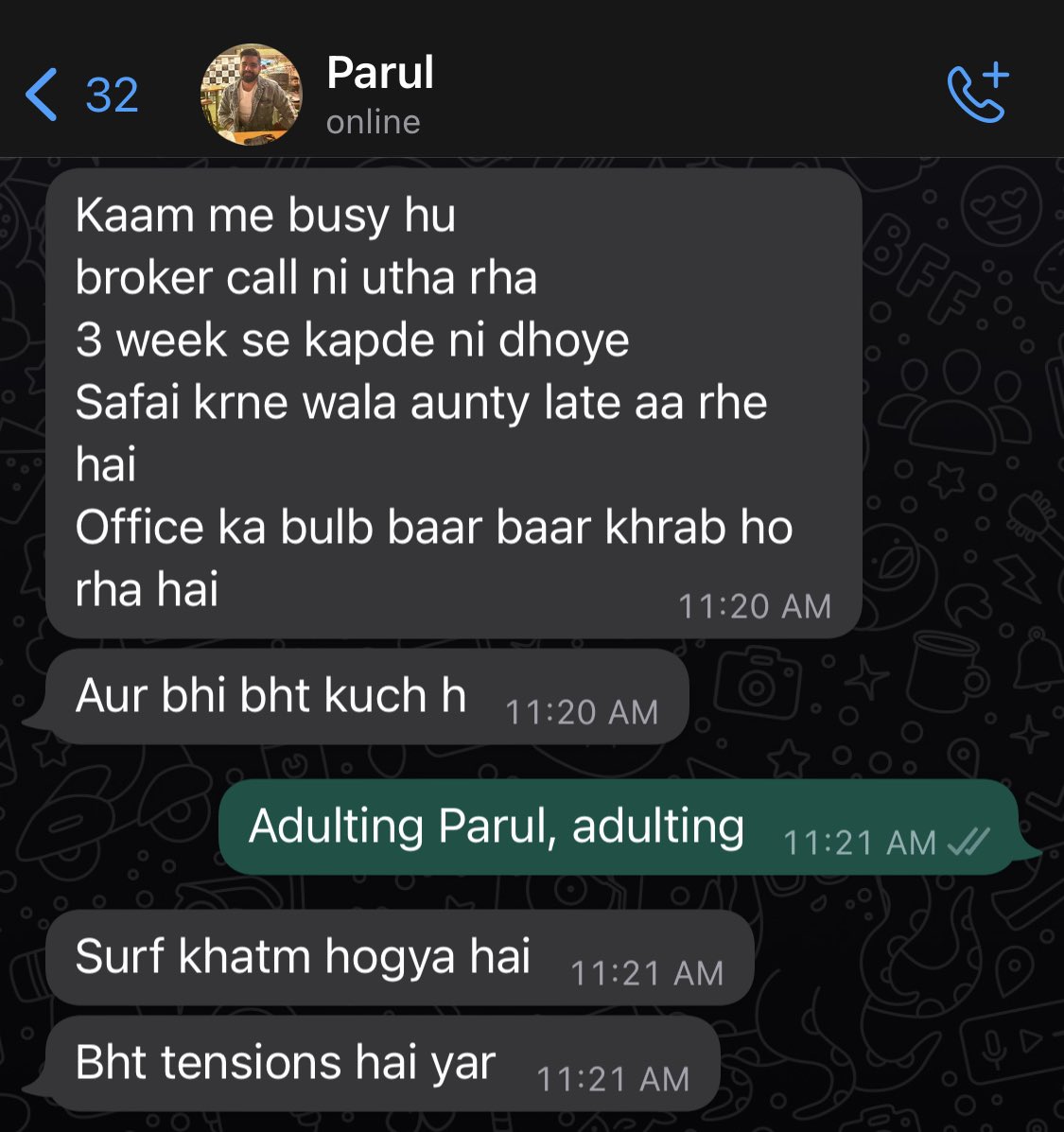ritikarusia's tweet photo. when adulting hits you hard https://t.co/NToCf49h8r