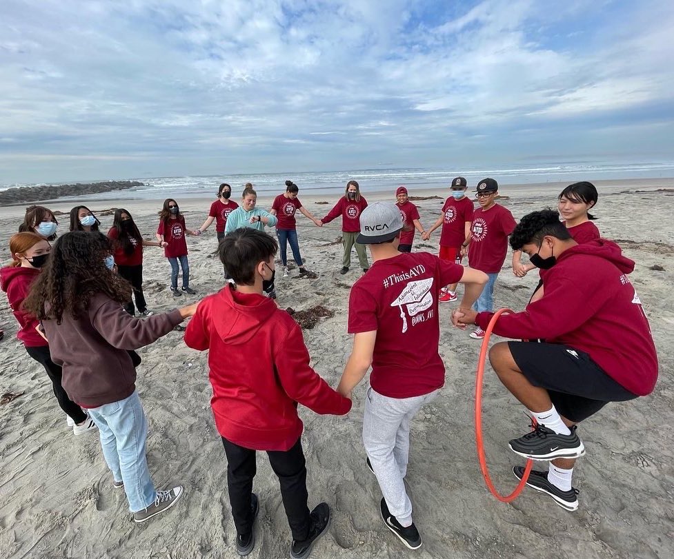 DReyesEdu's tweet photo. A few highlights from today’s field trip to YMCA Camp Surf for #teambuilding and #leadership. We’ve gone for the last five years and finally got to go back today! It was amazing hearing students cheer each other on, step up, lean in, learn, and just be kids. #AVIDcommunity https://t.co/5RHNtlmZa2