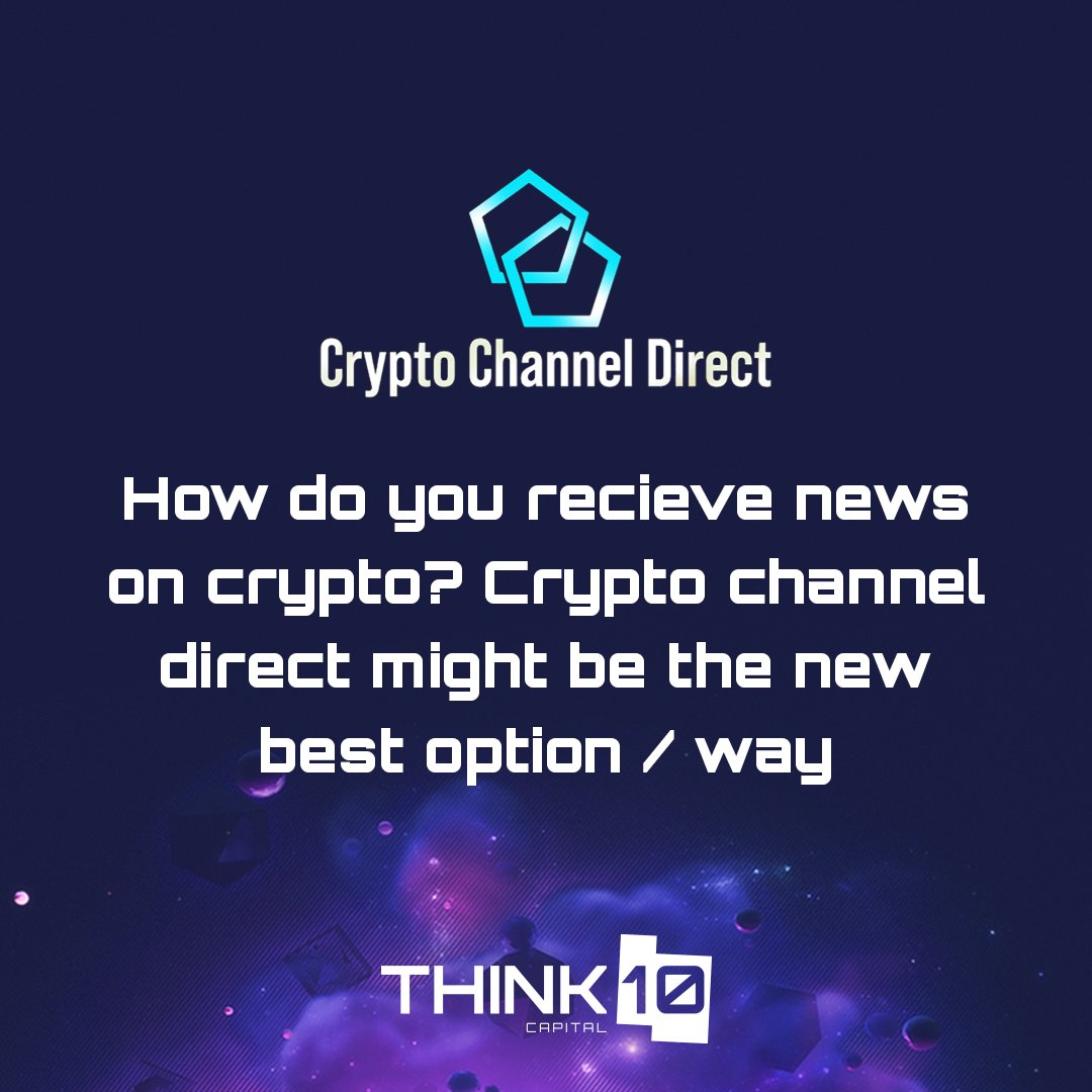 think10capital's tweet photo. Where do you go for News on Crypto? The Concordium blockchain has announced it will be backing a new Youtube-based news show Crypto Channel Direct (CCD).

#concordium #crypto #cryptonews #blockchain #cryptomarketing #think10 https://t.co/uBsfE9xSTx