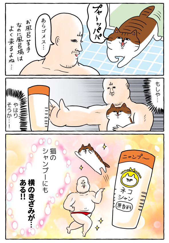 シャンプーの豆知識(漫画2P) 