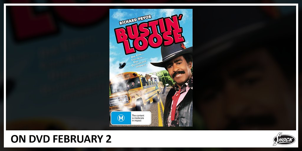 shockau's tweet photo. BUSTIN' LOOSE (1981) - The action is fast and funny as this delightfully mismatched classic comedy starring #RichardPrior and #CicelyTyson heads back to stores next month. 

ON DVD FEBRUARY 2 📀

🛒 Shop it here: https://t.co/esYNcbmC0J https://t.co/0N736FtzQz