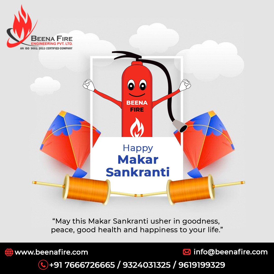 Happy Makar Sankranti 

"May this makar sankranti user in goodness, peace, good helath and happiness to your life."

#HappyMakarSankranti #beenafire #firefighters #fireprotection #fireprevention #firealarmsystem #fireman #fireextinguisher #fireengineering