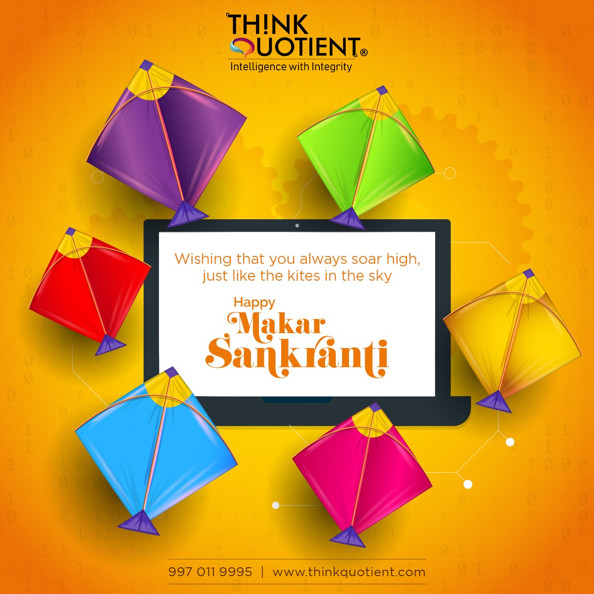 ThinkQuotient's tweet photo. Here’s hoping that your kite of hope is always soaring high! 
May this festive season bring you tons of joy. 

ThinkQuotient wishes you a very Happy Makar Sankranti! https://t.co/QKXiOU2D6X