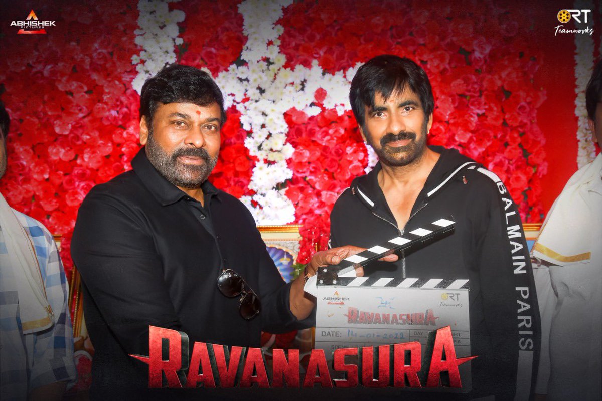AndhraBoxOffice's tweet photo. #RavanasuraBegins https://t.co/yI9JfpVP5Q