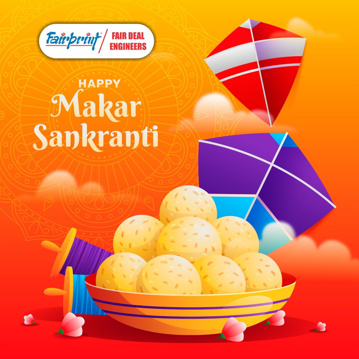 FairPrintIndia's tweet image. May this harvest festival help you reap a lot of success and happiness in your life. Happy Makar Sankranti!

#fairdealengineers #makarsakranti #happymakarsakranti #festivevibes