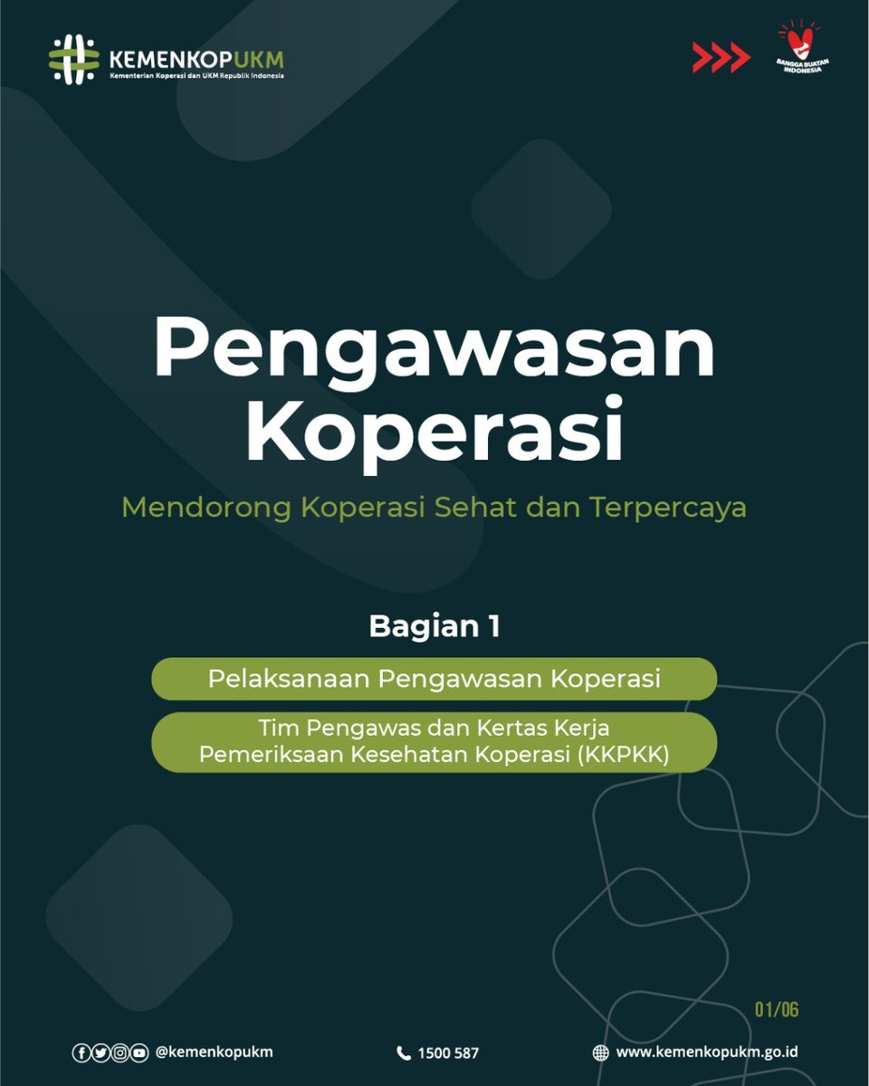 kemenkop_'s tweet photo. Peraturan Menteri Koperasi dan UKM Nomor 9 Tahun 2020 tentang Pengawasan Koperasi telah menjadi landasan hukum untuk memberikan pengawasan dalam menjaga integritas koperasi.

#KemenKopUKM
#WirausahaPaten
#UMKMBangkit
#KoperasiKeren
#BerubahDigital https://t.co/EcbOwAnyq5