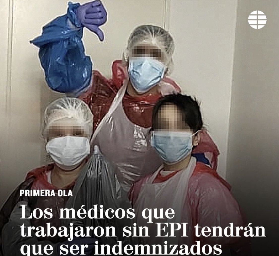 PauMatalap's tweet photo. Los médicos deben ser indemnizados… las enfermeras no, porque “debemos sacrificar nuestras vidas”. La vocación y tal…🤦🏽‍♂️ https://t.co/GPXv1sPh7z