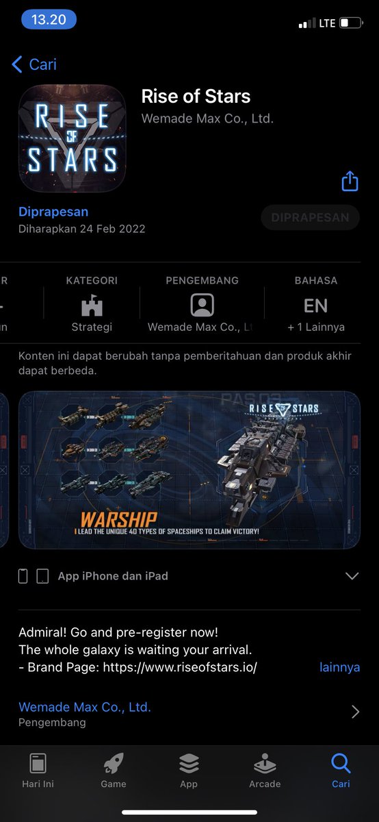 ipan_crypto's tweet photo. @ROS_riseofstars Yoohoo, im will wait for this spectacular game😍😍 https://t.co/8JjpQ3ycjj