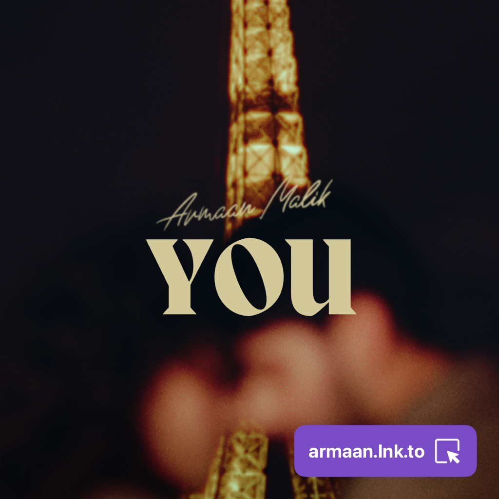 ArmaanMalik22's tweet photo. Stream/Download my latest single  ‘You’ on all your favourite music streaming platforms! ✨🤎