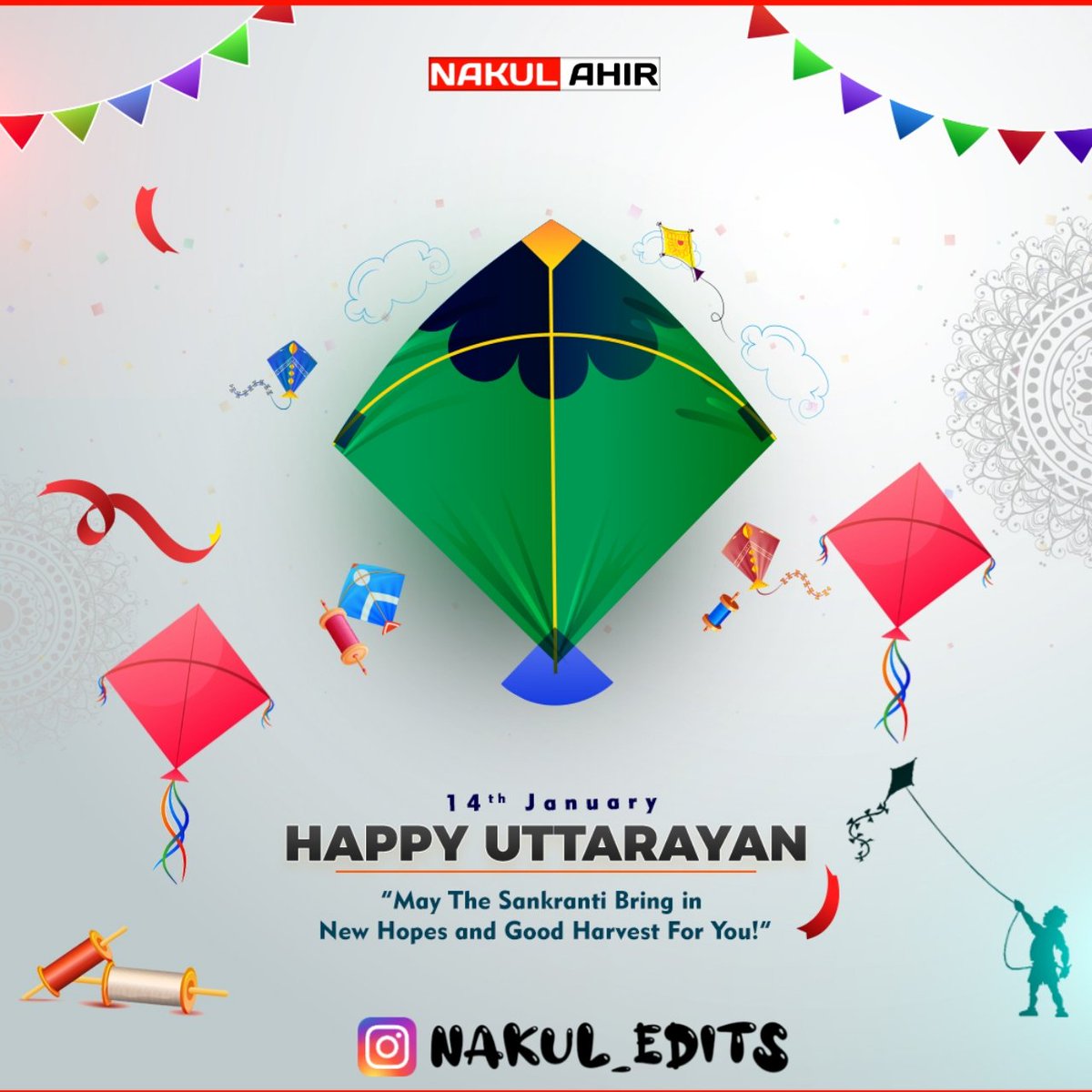 NakulTechnical's tweet photo. Happy Uttarayan 2022 https://t.co/3QrfYdWOpS