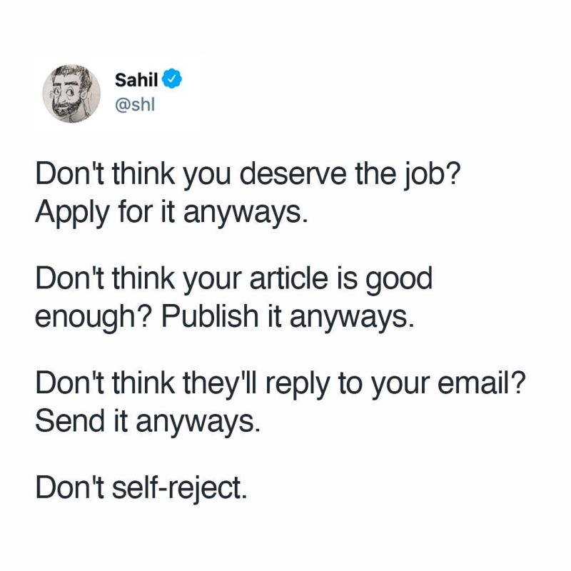 SeanYu0702's tweet photo. Everyone should do and deal with things like this with confidence and don't self-reject. This is great to share with those around you.
#Confidence
#SelfReject
#WeekendTweet https://t.co/2Gc8nzdeHp