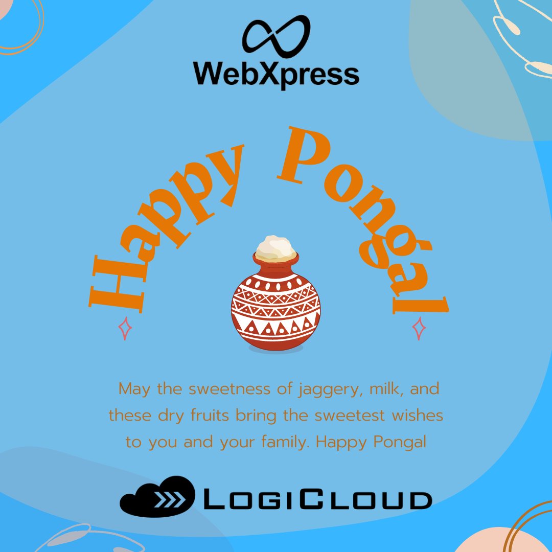 GoWebXpress's tweet image. May the season of harvest open the door for light and happiness, and erase all troubles from your life. Wishing you and your family a very happy Pongal.
.
.
.
.
#HAPPYPongaL2022 
#webXpress
#Pongal2022 
 #PongalCelebration