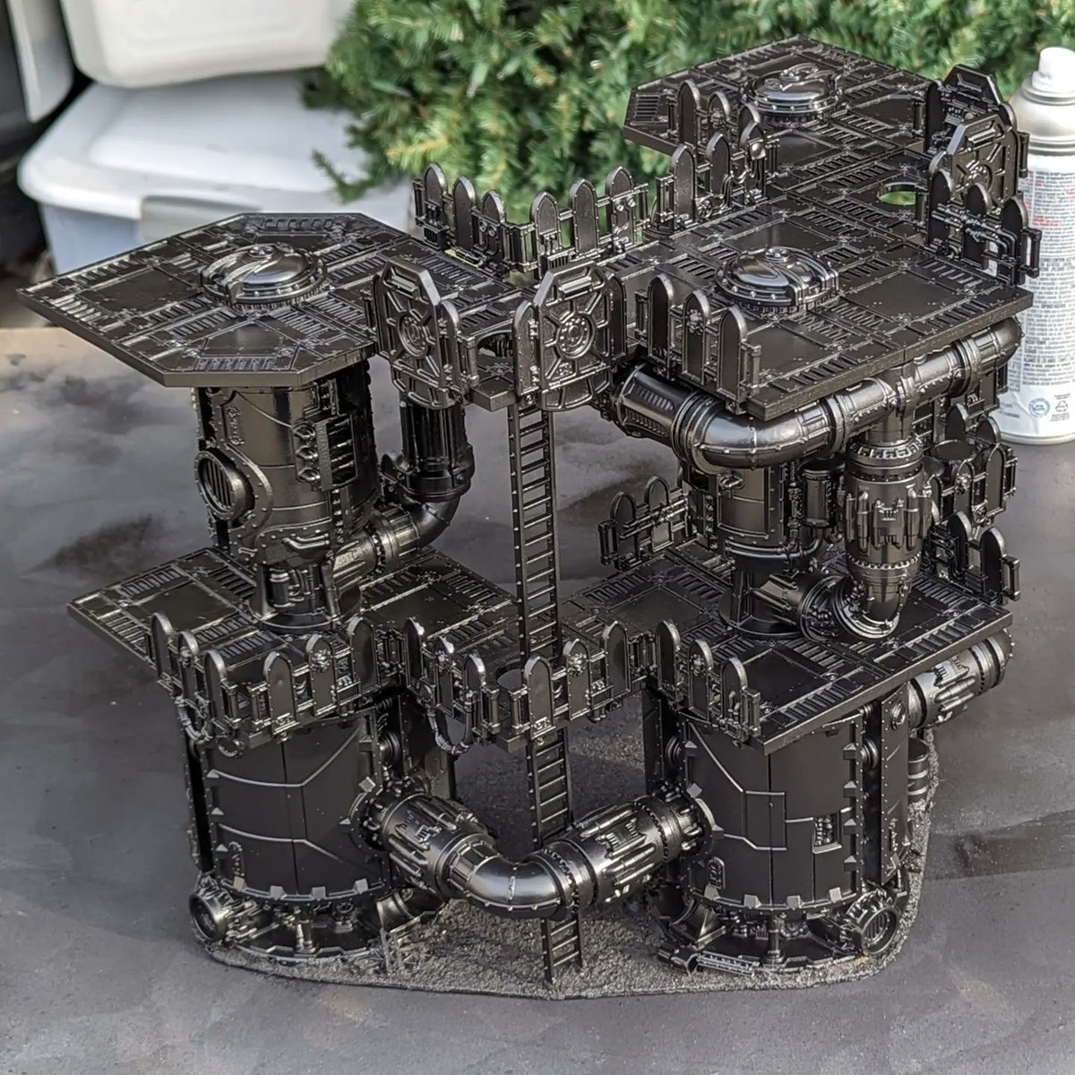 PrimarisKevin's tweet photo. Latest #sectormechanicus piece for #necromunda is primed and looking good. https://t.co/oPoLKfPp8y