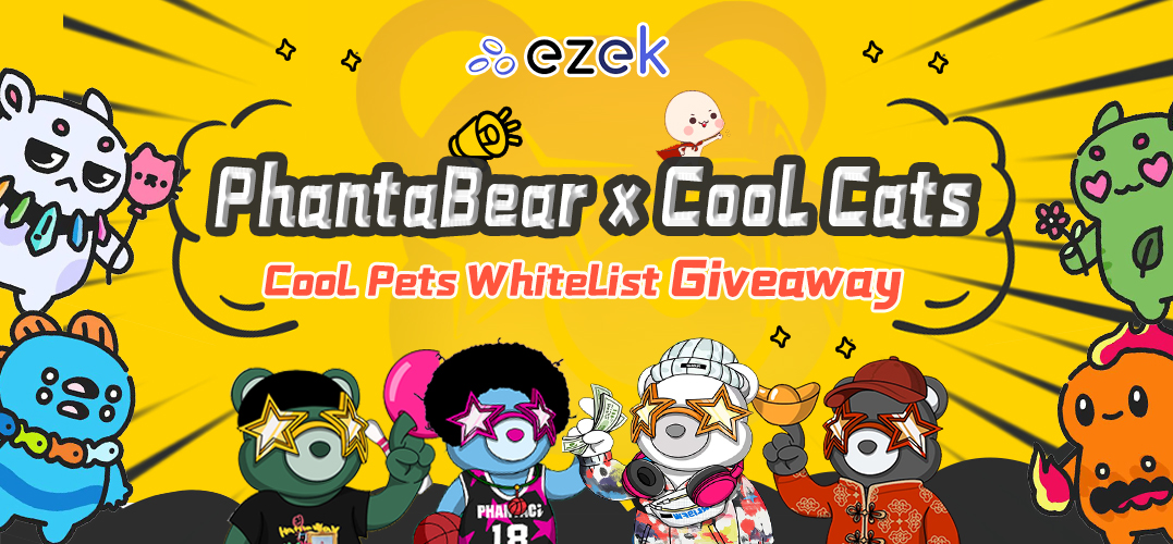 EzekClub's tweet photo. Bearos Empire!🐻🌹
We would like to announce a WL partnership with 
@coolcatsnft for #PhantaBear Holders and the 
@EzekClub Community. Join our discord now to see more details and participate in this exciting raffle that starts tonight. #HOH #NB 🐮🍺
https://t.co/44JNr5F7Rl https://t.co/6wj8JQvAGc