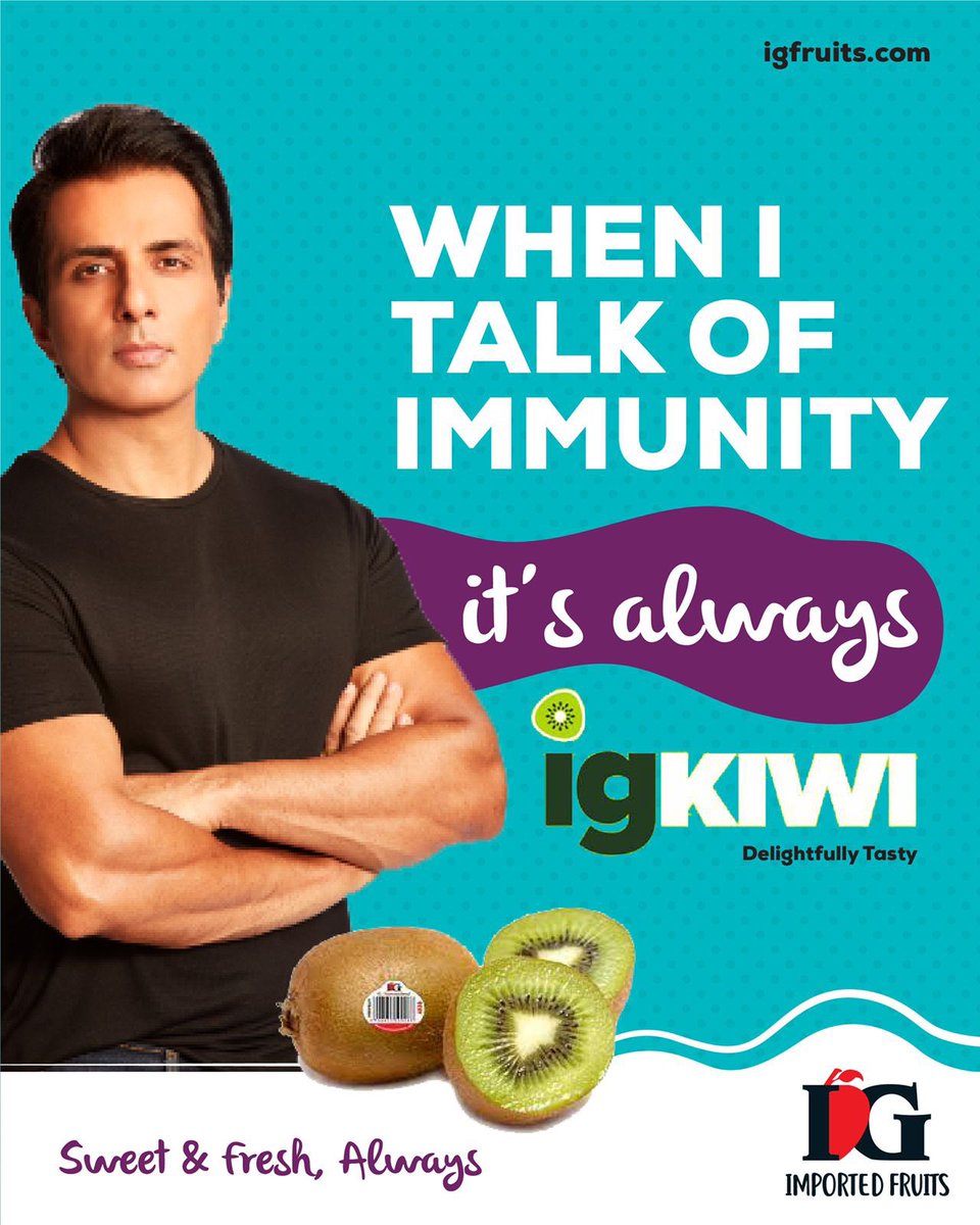 FruitsIg's tweet photo. Check out what's the secret behind one of the fitness icons of Bollywood @SonuSood when it comes to maintaining strong immunity. He keeps his health in check with not only sweet but nutritious & tasty IG Kiwi.
#IGKiwi #KiwiFruit #KiwiLover #ImmunityBoost #ImportedFruits #IGFruits https://t.co/JMv7XSd3DN