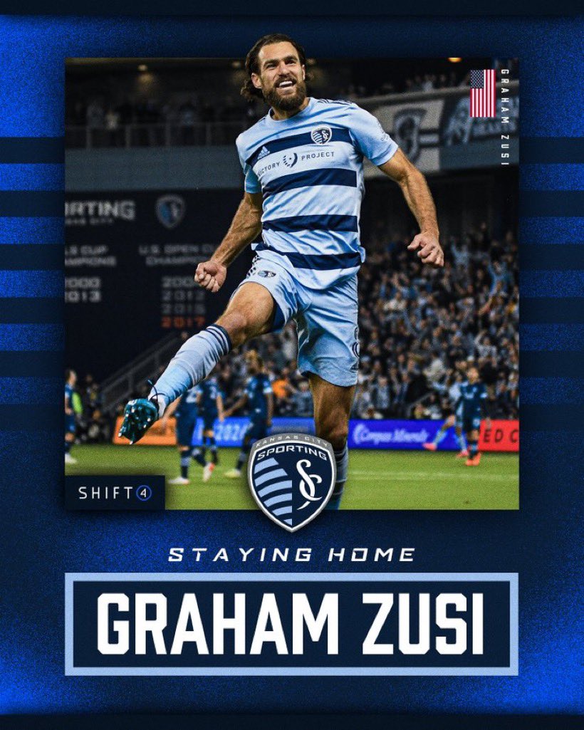 MLS_Germany's tweet photo. Zwei Legenden verlängern um ein Jahr! 🙌🏽🔥
Roger #Espinoza (305 Spiele, 11 Tore, 26 Vorlagen) seit 2007 und Graham #Zusi (332 Spiele, 30 Tore, 51 Vorlagen) seit 2008 bei @SportingKC, bleiben Zuhause!
Wie wichtig sind solche Spieler trotz ihrem Alter?
#MLS #MLSSG #SportingKC https://t.co/PXXHGXCs6L