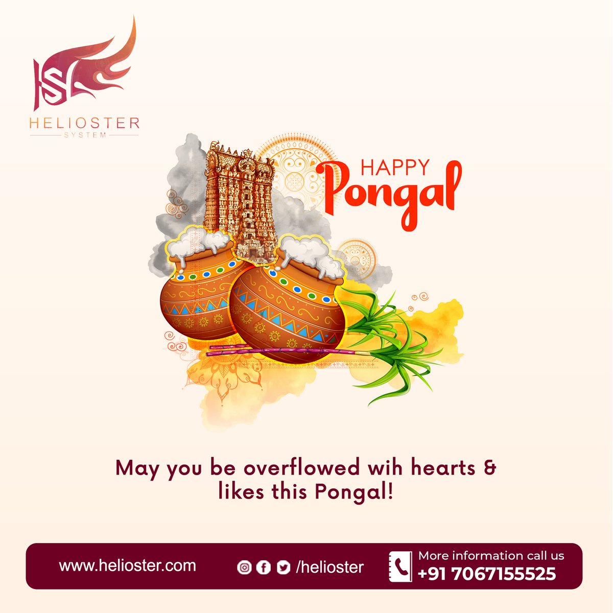 helioster1's tweet photo. “Let us meet, greet and eat together with this auspicious decoration and beautiful kolams. Wish you a very #HappyPongal https://t.co/xzhuh6M0p5