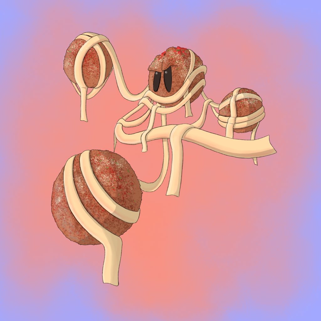 DoodlerStuff's tweet photo. Hereโs some haunted meatballs, end of story. #art #cartoonart #foodart #cartoonfood https://t.co/3oFIj5RYQ1
