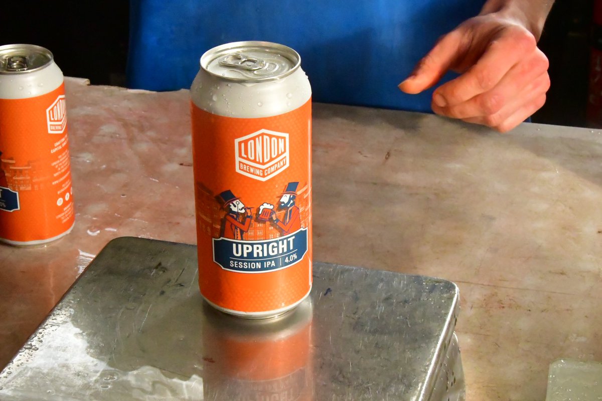 Upright Session IPA is the 3rd of 4 beers we’re canning today!