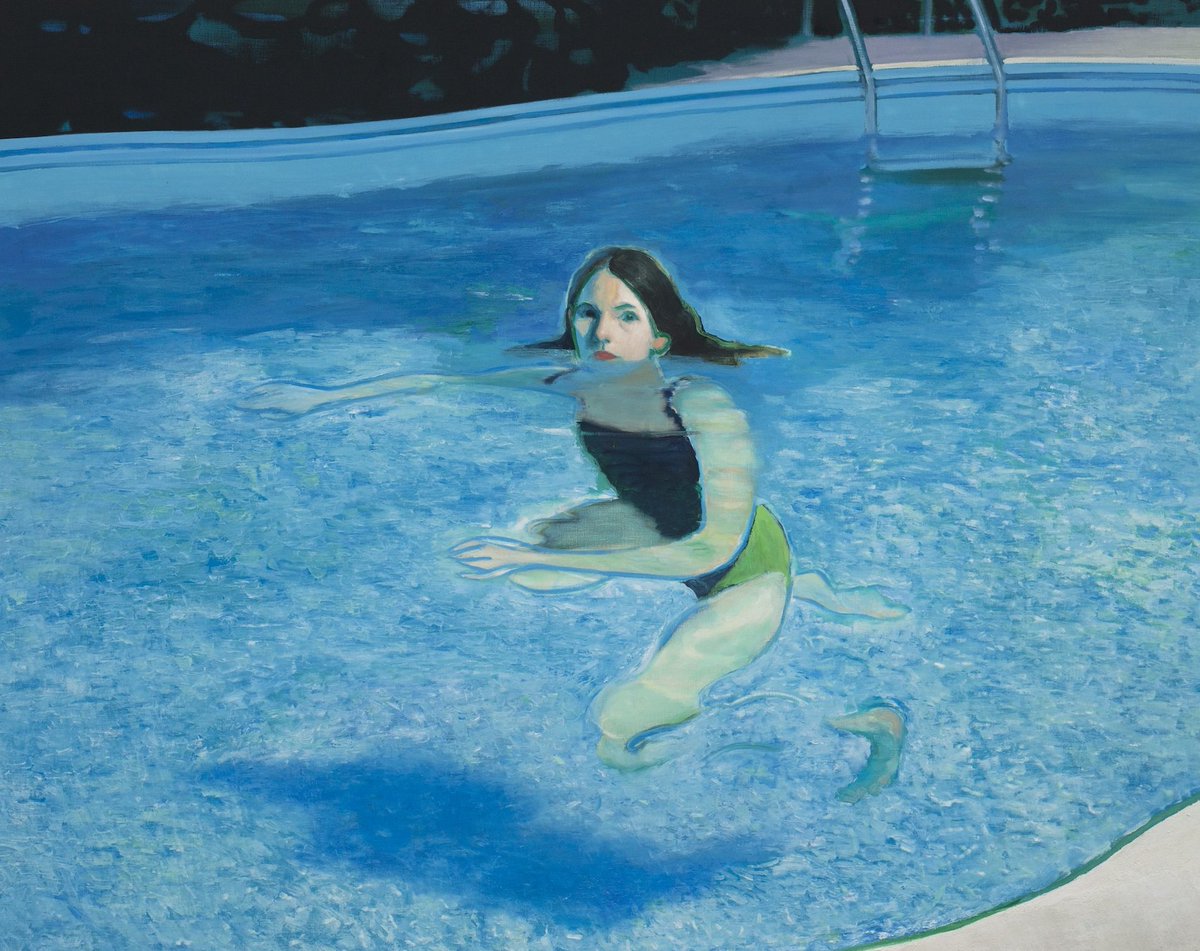 LavaMind's tweet photo. #Splashtag: Why Are Painters So Obsessed with Swimming Pools? #nftdrops #openseanft #cryptoart https://t.co/c3jbwL6CJL