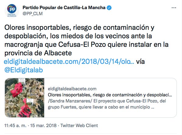 CamaleonMurcian's tweet photo. @AntonioSilvan_ @populares Habéis votado en Castilla la Mancha en contra de la Ganadería Extensiva española 🇪🇸 para defender a las macrogranjas extranjeras.
Habéis borrado tuits que criticaban las #MacrogranjasNO.
Hipócrita y Traidor 🇪🇸
#YoConGarzon https://t.co/exzRry9DpI