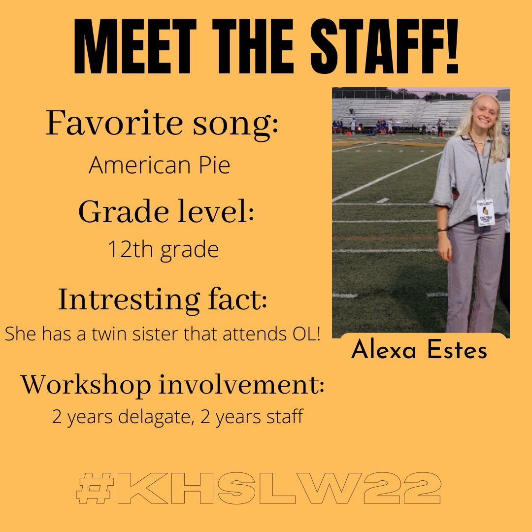 KHS_SCA's tweet photo. Alexa is ready for team building!! Apply to workshop! Applications go out TODAY!! #khslw22 #kellamhighschool https://t.co/eHLc02fKjG