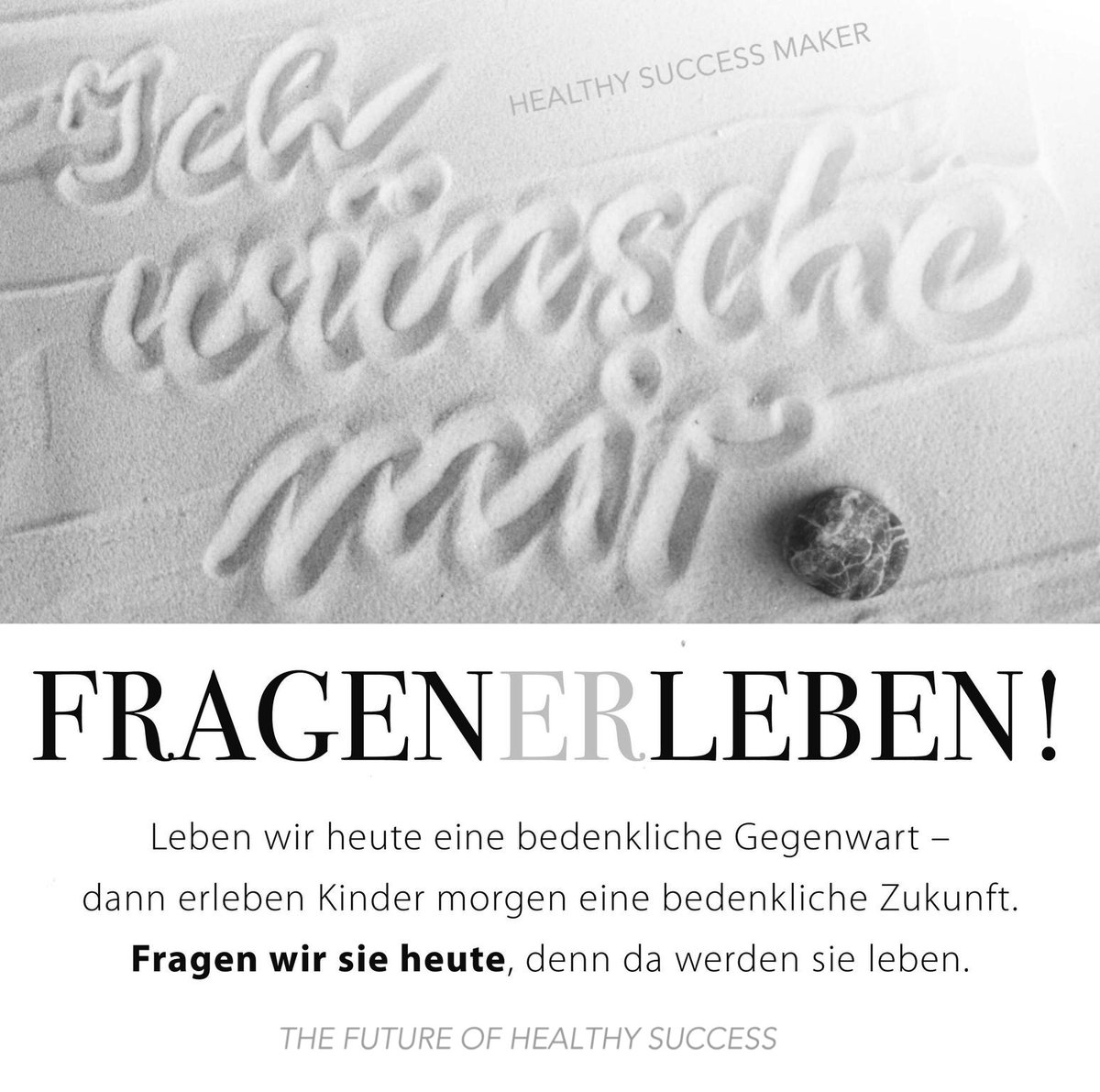 martinpdanz's tweet photo. #REthinkSUCCESS - 𝗙𝗥𝗔𝗚𝗘𝗡𝗲𝗿𝗟𝗘𝗕𝗘𝗡

Stellen wir die "richtigen" Fragen!? 

Kennen wir die Definition von "richtig"?

Die "richtigen" Fragen sind ganzheitlich und ursächlich und dienen jetzt unseren Enkelkindern!

 #HEALTHYsuccessMAKER 𝓯𝓸𝓸𝓭 𝓯𝓸𝓻 𝓽𝓱𝓸𝓾𝓰𝓱𝓽 https://t.co/lupVJXPVWR