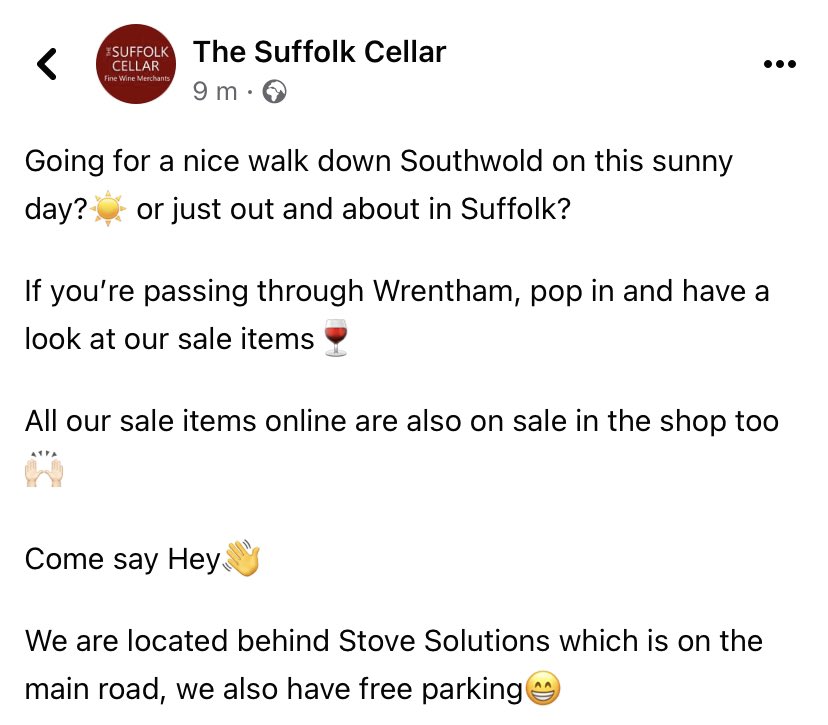 The Suffolk Cellar tweet media