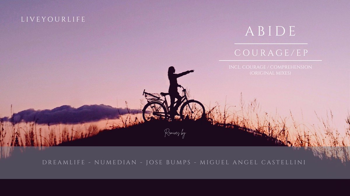 Liveyourlife (@Liveyourlab) on Twitter photo 2022-01-14 11:40:40 🟣OUT NOW! ABIDE - COURAGE / EP Remixes by, DreamLife, Numedian, Jose Bumps, Miguel Angel Castellini Link: ampl.ink/p6RKX @johanabide @DreamLifeTrance @Numediian @CastelliniMusic #newreleases #trance #progressivetrance #upliftingtrance #progressivehouse 🟣OUT NOW! ABIDE - COURAGE / EP Remixes by, DreamLife, Numedian, Jose Bumps, Miguel Angel Castellini Link: ampl.ink/p6RKX @johanabide @DreamLifeTrance @Numediian @CastelliniMusic #newreleases #trance #progressivetrance #upliftingtrance #progressivehouse