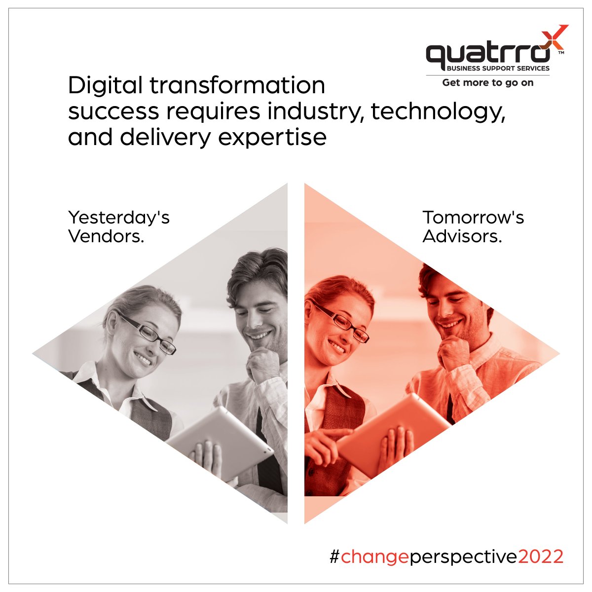 Quatrro_QBSS's tweet photo. Beating the odds every time, we have a robust value creation system to deliver our best work. Our objective is always to add value to your company through our advanced technological capabilities and human intelligence, paving the way forward for your success. #LookingForward2022 https://t.co/2YBtJYwi1n
