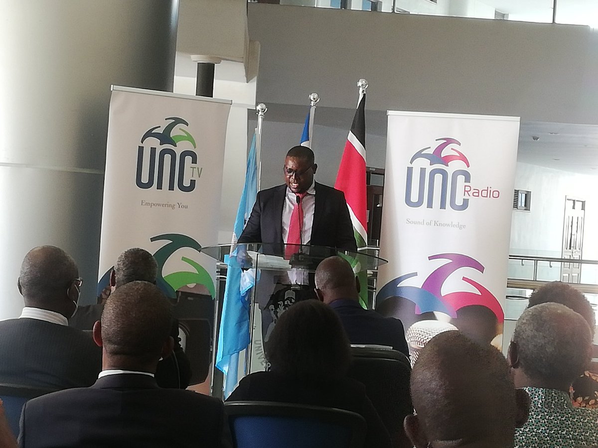 Philip Ndolo-Comchoice: we have set up the #unctv #unctvke #uncradio, with cutting edge technology to ensure the stations are accessible across various platforms