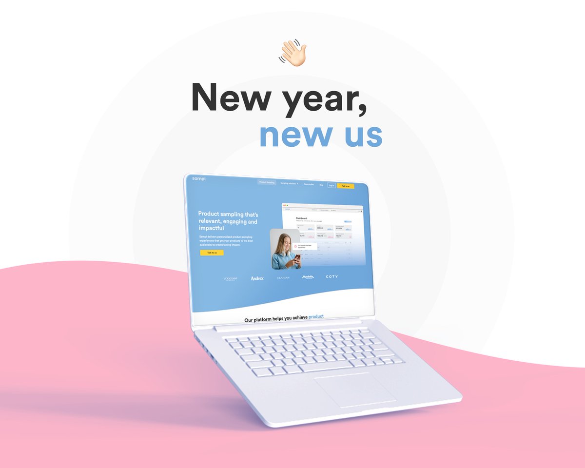 sampltech's tweet image. It's finally time to say hello to our new look! 💙sampltech.com #productsampling #onlinesampling