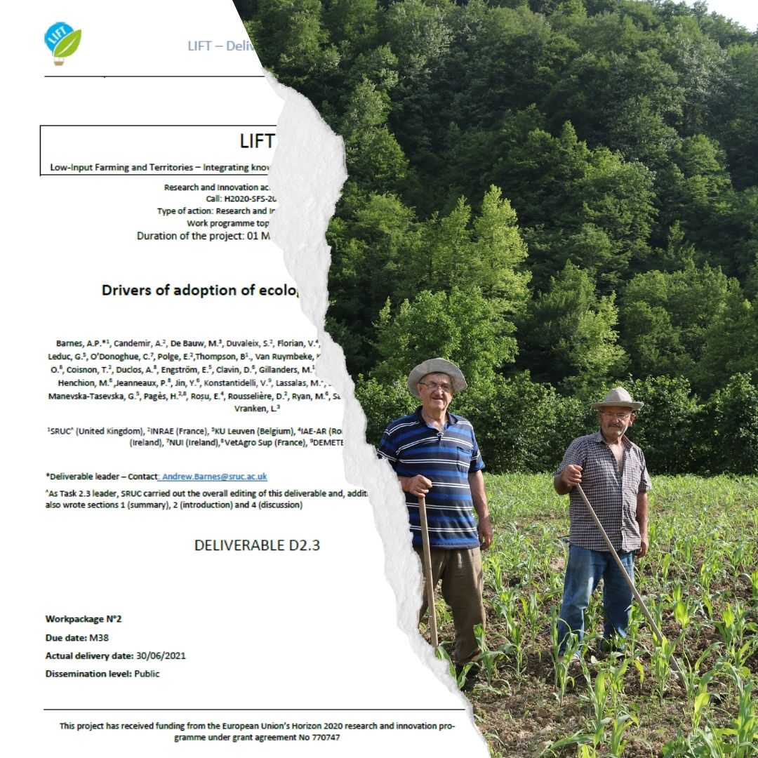 lift_h2020's tweet photo. #LIFTresults #ChoiceExperiment
LIFT evidence from 🇫🇷 &amp;🇧🇪 shows weak but significantly positive preference of respondents for knowledge &amp; labour sharing within collaborative network, but negative preference for machinery sharing.

How to encourage collaboration among farmers? https://t.co/hysd84G7Pn