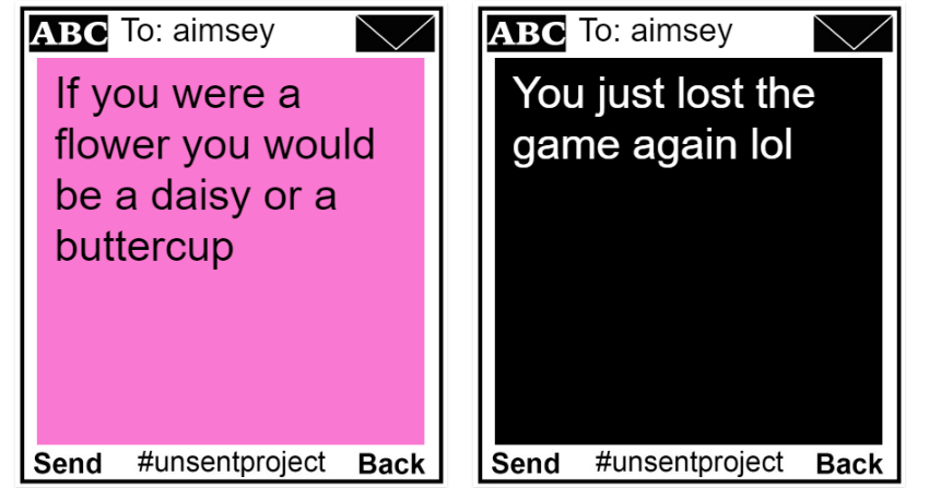 The unsent project. The unsent project