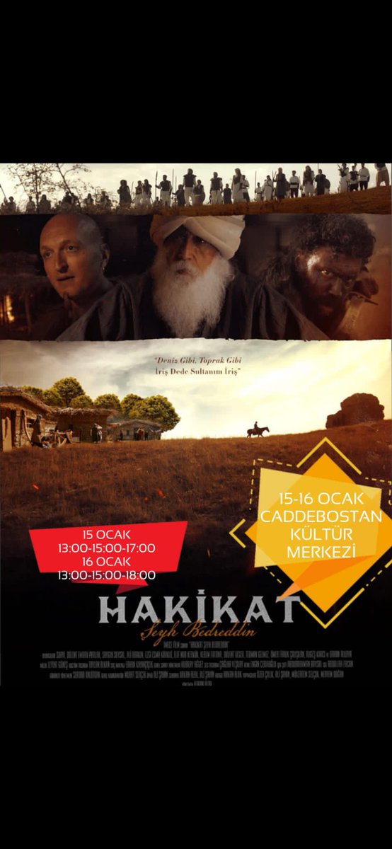 İstanbul Anadolu yakasındaki dostlarımız 6 seanslı dev gösterimize davetlisiniz.