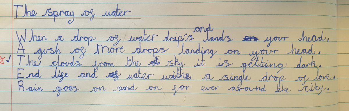 13SlicesofHappy's tweet photo. 3RS wrote some beautiful poems on the theme of water this week. 💧 https://t.co/slaPcTlbnO