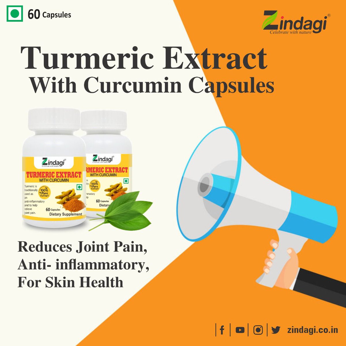 ZindagiStevia's tweet photo. Turmeric β and especially its most active compound, curcumin β have many scientifically proven health benefits, such as the potential to improve heart health and prevent against Alzheimer's and cancer.
#turmeric #antioxident #Zindagi #turmericcapsules
https://t.co/TTXSPY1m9v https://t.co/iyCCaoJP94