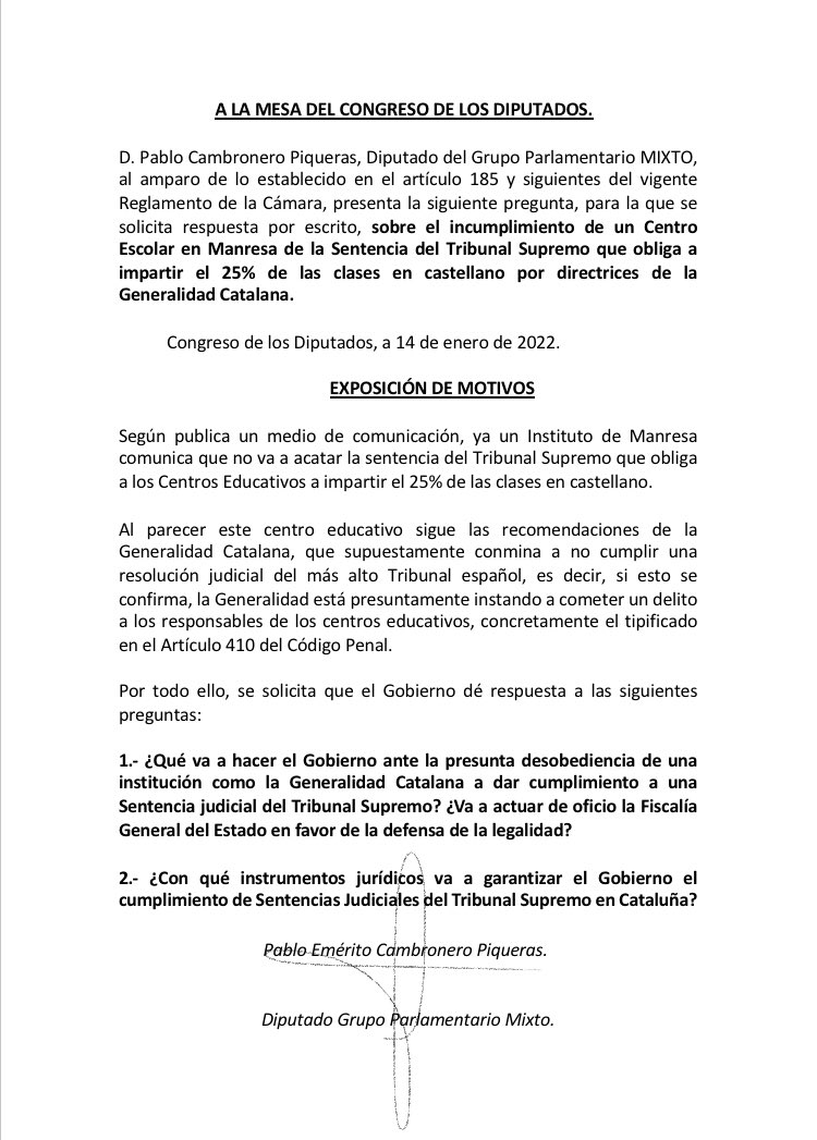 Preocupado pistón cristal CongresoEscucha on Twitter: "Preguntamos por el cumplimiento de Sentencias judiciales del Tribunal Supremo en un territorio español: en Cataluña. https://t.co/vl2OczBYrB" / Twitter Preocupado pistón cristal CongresoEscucha on Twitter: "Preguntamos por el cumplimiento de Sentencias judiciales del Tribunal Supremo en un territorio español: en Cataluña. https://t.co/vl2OczBYrB" / Twitter