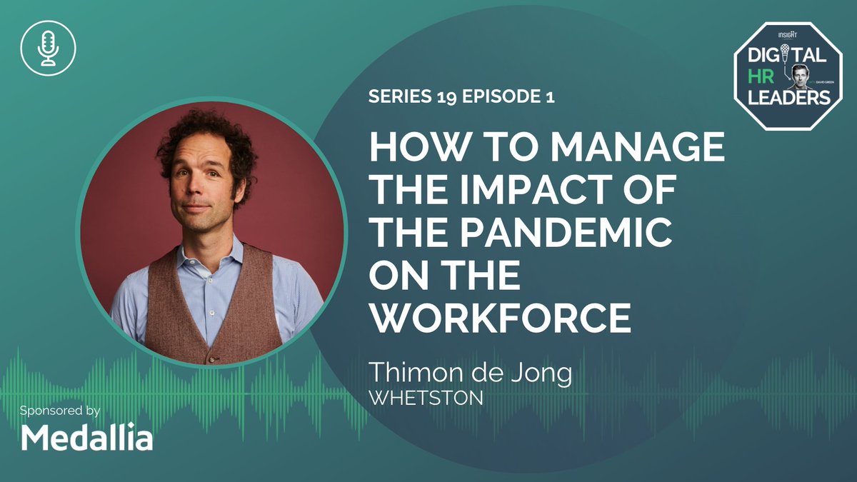 How to Manage the Impact of the Pandemic on the Workforce myhrfuture.com/digital-hr-lea…

I really enjoyed my discussion w/ <a href="/thimon/">Thimon de Jong</a> on this week's episode of the podcast via <a href="/Medallia/">Medallia</a> and <a href="/myHRfuture/">myHRfuture</a> 

#HR #Leadership #Culture #FutureOfWork #EmployeeExperience #EmployeeEngagement
