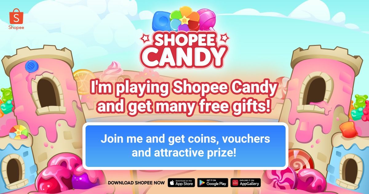 pacat888's tweet photo. I'm playing Shopee Candy. Click on the link to play! https://t.co/AeJaSm9CZI https://t.co/42rVz919Sn