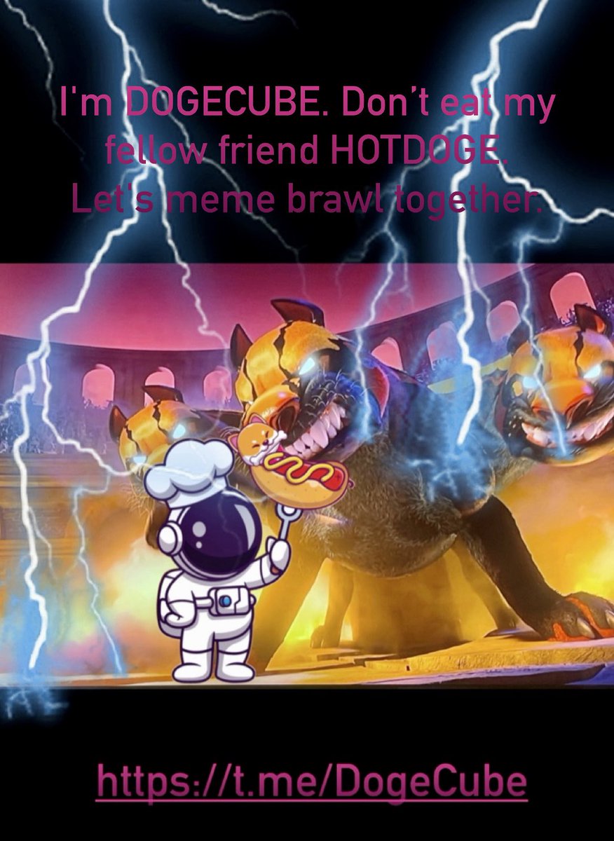 CaptainUnread's tweet photo. #DogeCube #AIRDROP #memebrawl letβs do it together @CryptoCirque. Itβs a Collaboration between @Doge3_cerby and @HotDogeTokenBSC. Follow https://t.co/nwlHT1NTRT the real #memecoin on #radix https://t.co/kIVq8L1tVU