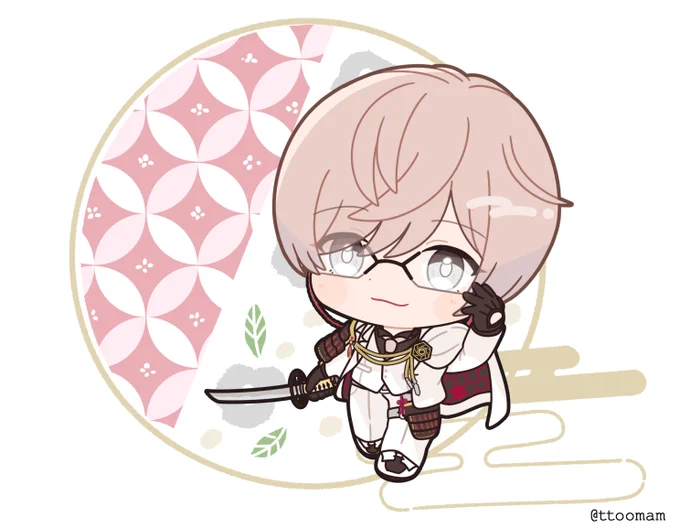 SD練習リクエストその7、刀剣乱舞の亀甲貞宗さんです!リクエスト有難うございました～☺!!※ファンアートです 