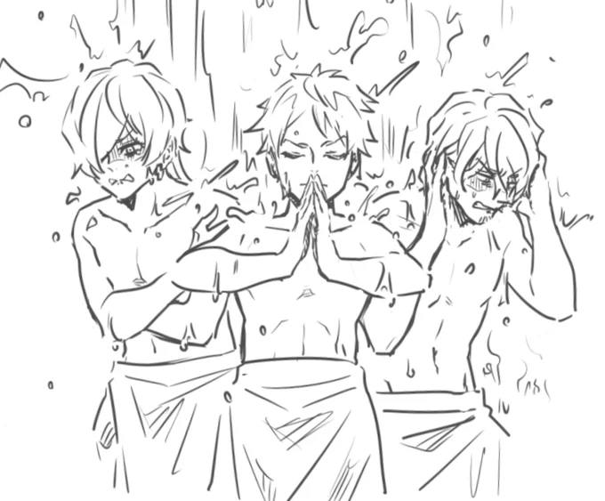 いつ何で描いたか全く覚えてないらくがきみつけた。

こんな寒い日にあまりにも寒そうだったのでなげる。 