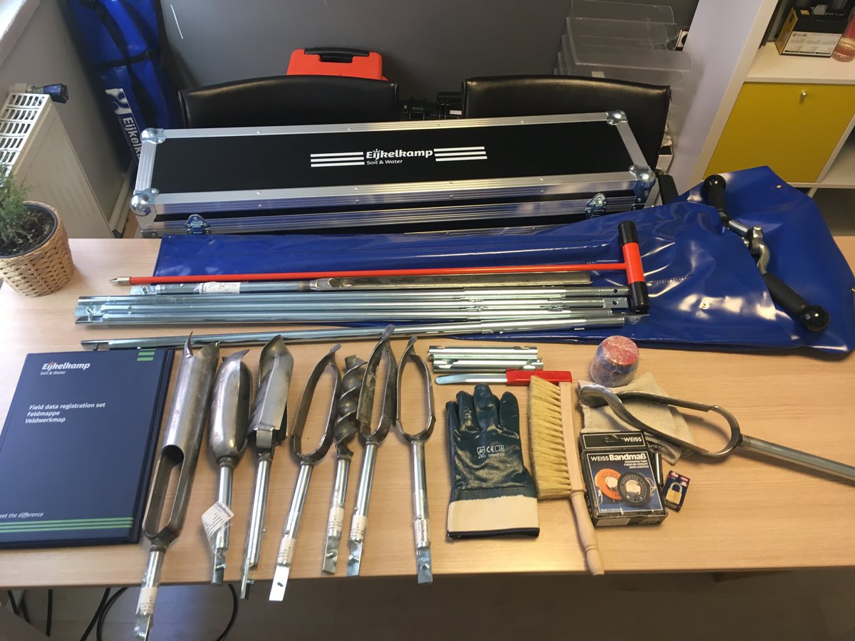 Eijkelkamp, profesyonel, eksiksiz toprak örnekleme seti.