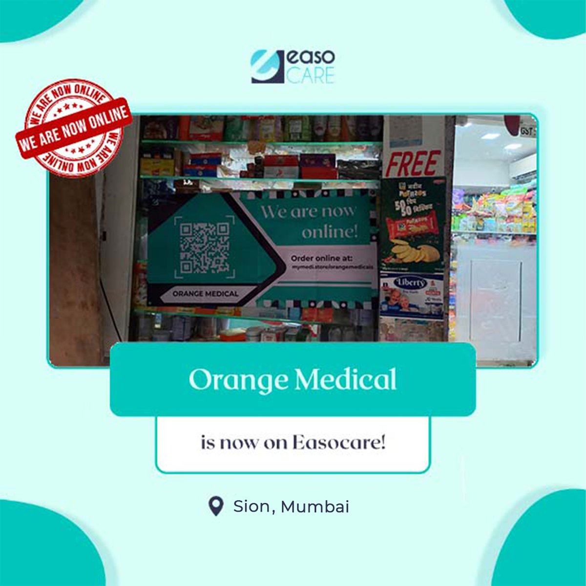 easocare's tweet photo. 🚀 Orange Medicals is now online!

Powered by Easocare, Orange Medicals is now ready to accept orders online in and around Sion, Mumbai 📍

🔗 Store Link: https://t.co/kIrPWqjDz0 https://t.co/G7J8qCPC87