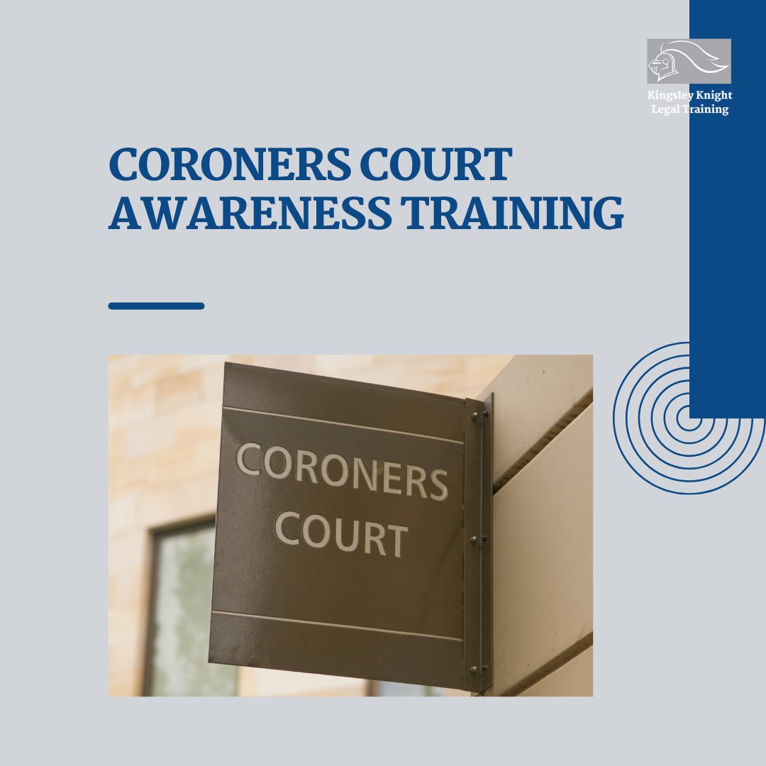 ⚖️ Coroners Court Awareness Training ⚖️ 

If you are interested in this course or similar training, please contact us on info@kingsleyknight.co.uk and let us know your training requirements.

#kingsleyknight #legaltraining  #soicalcareprofessionals  #court #courtskills #training