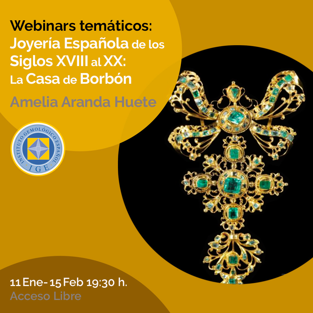 Amelia Aranda Huete imparte el ciclo de webinars "Joyería Española de los siglos XVIII al XX: La Casa de Borbón". En la próxima sesión nos ilustrará sobre los muestrarios de joyería y los libros de dibujos de la época

¡No te la pierdas! 
➕ℹ️➡️ ige.org/2022/01/11/web…