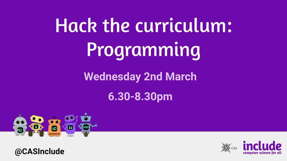 CASinclude's tweet photo. Have you seen our top tips for teaching algorithms in an inclusive way? https://t.co/Tav1Z0S97N Want to help create one for Programming? Come to our next event on 2/3/22: https://t.co/va073t1CJm #CS4all #HackTheCurric #Programming #Inclusion #CASChat @CompAtSch https://t.co/aBR2TKjw4t