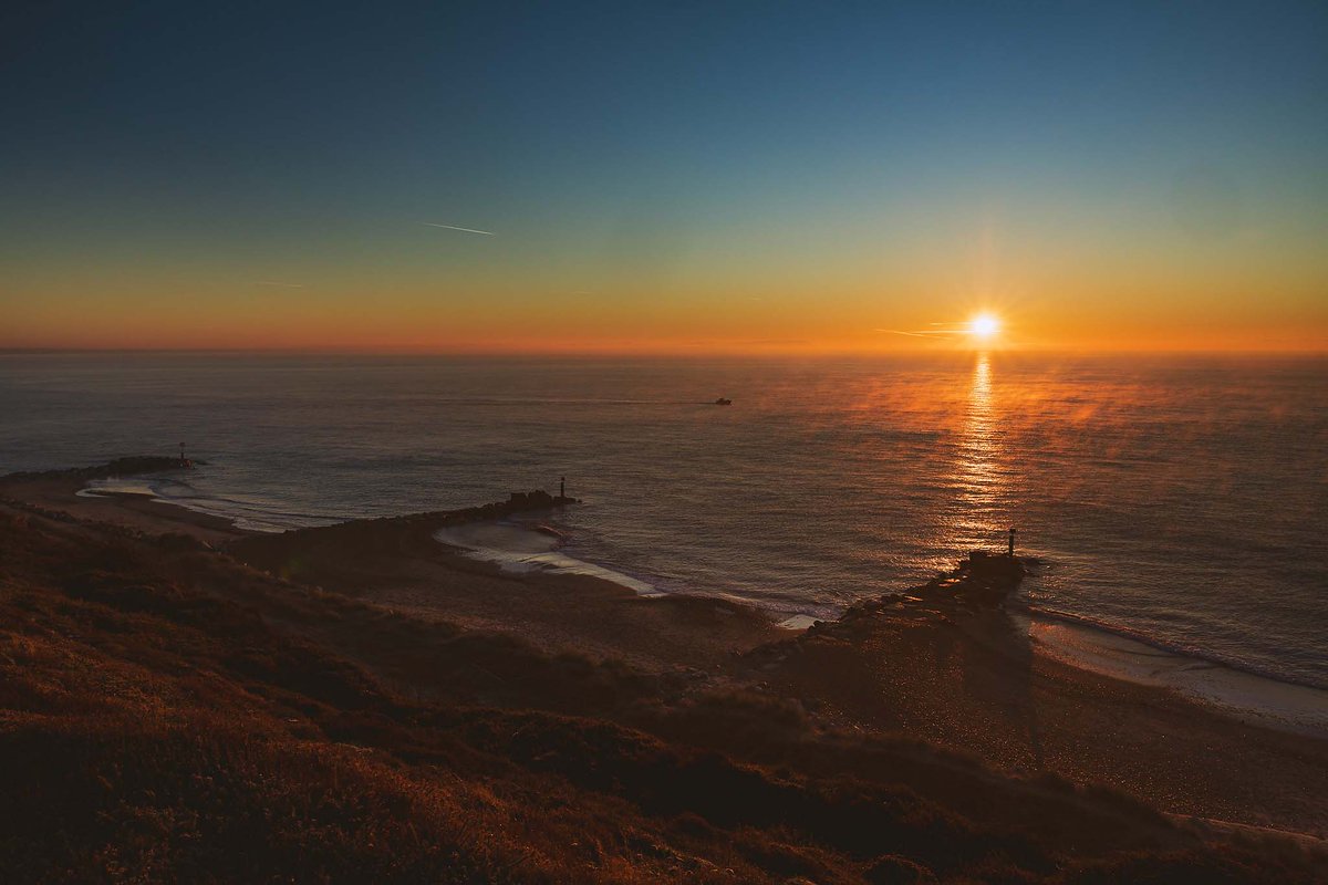 Epic sunrise this morning over the seas at Henistbury Head in Dorset #HengistburyHead #Dorset #sunrise #seascape #photography #photographylovers