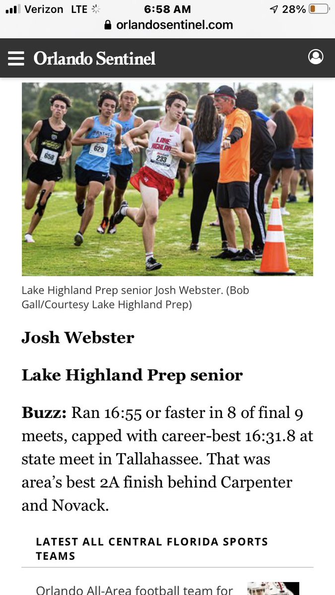 royalswebster's tweet photo. Congratulations to Josh Webster for making The Orlando Sentinel All Area Cross Country Team.
@LHPS_athletics @LHPSXC @LHPSTrack @lhpsnews https://t.co/69OuMJfiBf